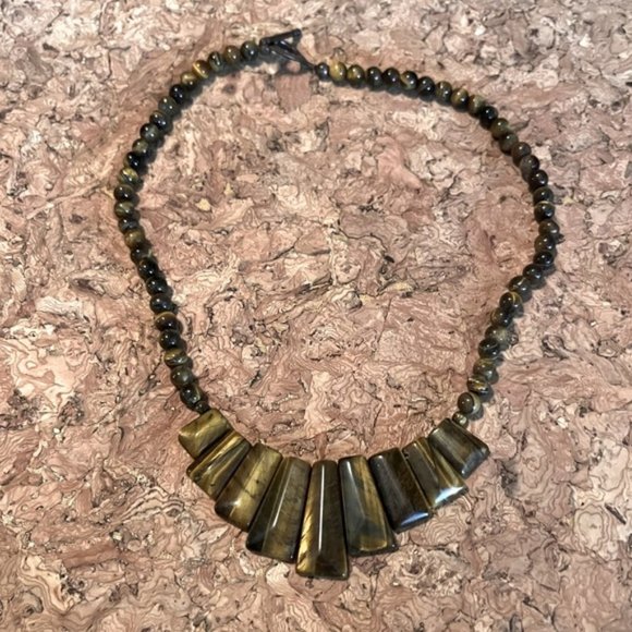 Artisan Tigers Eye Necklace - Picture 1 of 2